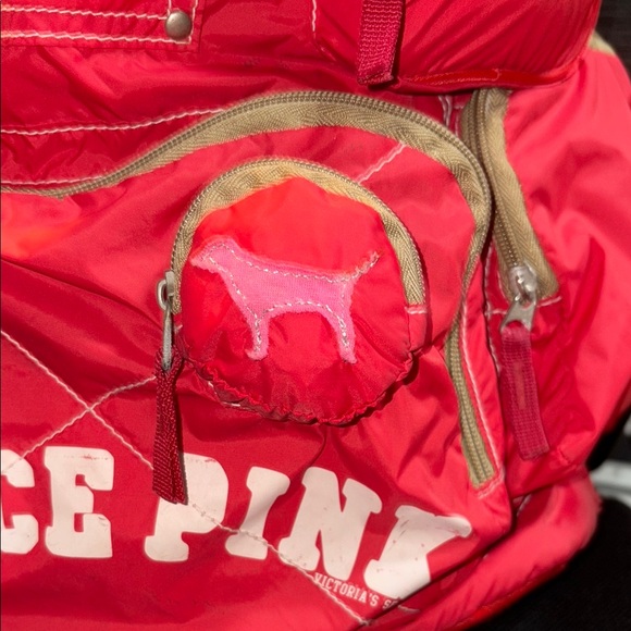 2007 RARE PINK Victoria's Secret PATCHWORK BACK PACK - Picture 5 of 17